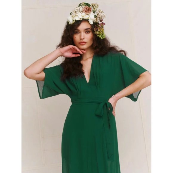 NWT Winslow Dress in Emerald (Size Various) - Picture 4 of 6